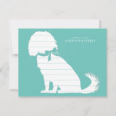 Cavalier King Charles Spaniel Dog Puppy Dankeskarte (Vorderseite)