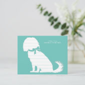 Cavalier King Charles Spaniel Dog Puppy Dankeskarte (Stehend Vorderseite)