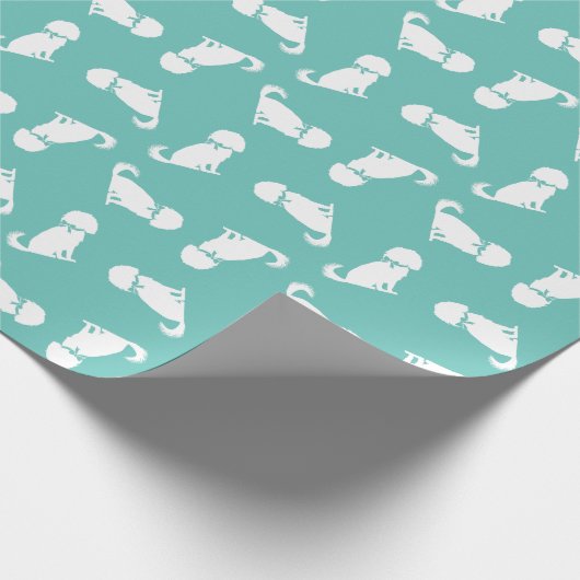 Cavalier King Charles Spaniel Dog Puppy Geschenkpapier (Ecke)