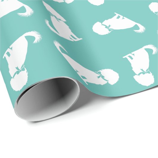 Cavalier King Charles Spaniel Dog Puppy Geschenkpapier (Rolleneckpunkt)