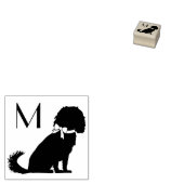 Cavalier King Charles Spaniel Dog Puppy Gummistempel (Stempel)