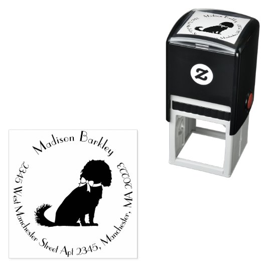 Cavalier King Charles Spaniel Dog Puppy Permastempel (Beispiel)