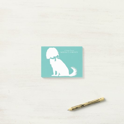 Cavalier King Charles Spaniel Dog Puppy Post-it Klebezettel (Auf Schreibtisch)