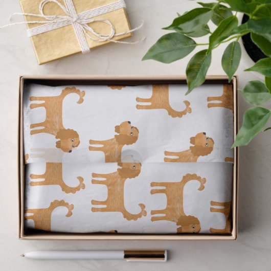 Cavalier King Charles Spaniel Dog Seidenpapier (Geschenk)