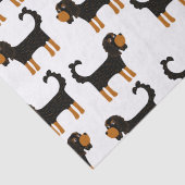 Cavalier King Charles Spaniel Dog Seidenpapier (Detail)