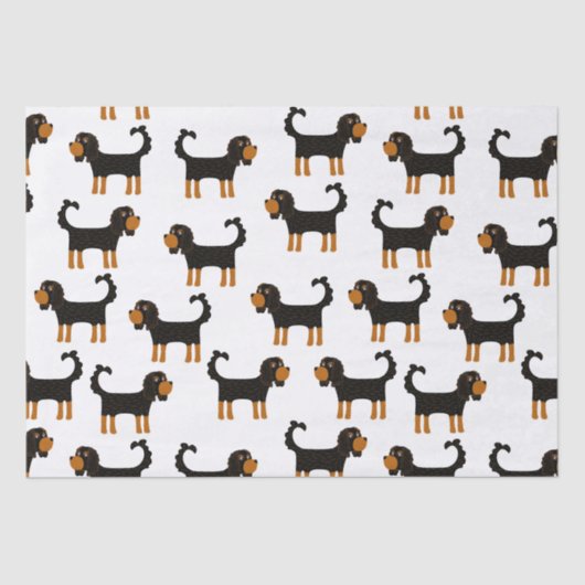 Cavalier King Charles Spaniel Dog Seidenpapier (Vorderseite)