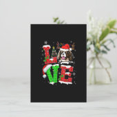 Cavalier King Charles Spaniel Dog Tree Christmas L Einladung (Stehend Vorderseite)