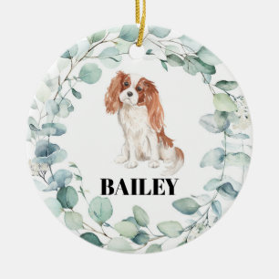 Cavalier King Charles Spaniel Dog Weihnachten Keramik Ornament