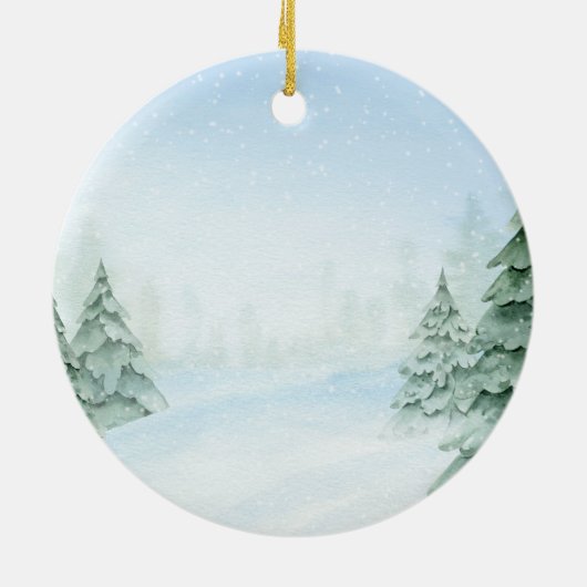 Cavalier King Charles Spaniel Dog Weihnachten Keramik Ornament (Hinten)