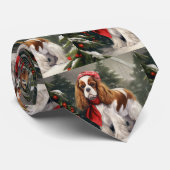Cavalier King Charles Spaniel Dog Weihnachten Krawatte (Gerollt)