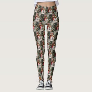 Cavalier King Charles Spaniel Dog Weihnachten Leggings