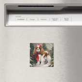 Cavalier King Charles Spaniel Dog Weihnachten Magnet (In Situ (Geschirrspüler))