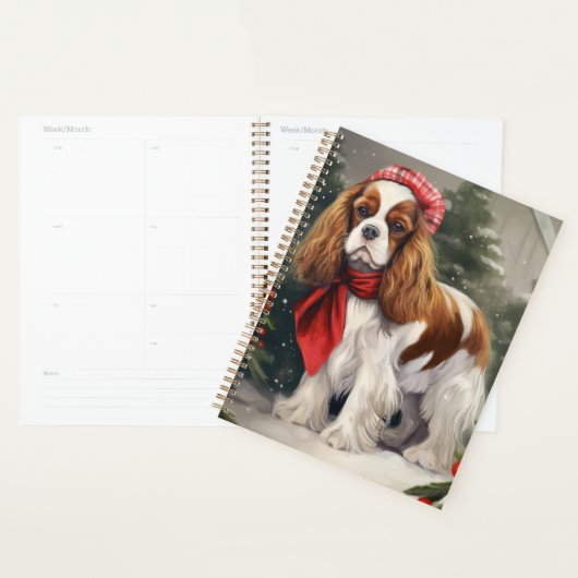 Cavalier King Charles Spaniel Dog Weihnachten Planer (Anzeige)