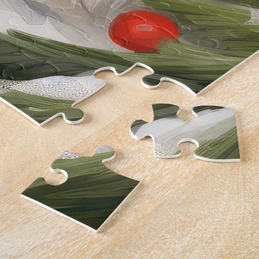 Cavalier King Charles Spaniel Dog Weihnachten Puzzle (Seite)