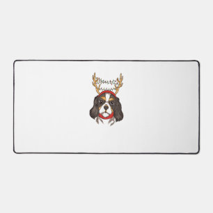 Cavalier King Charles Spaniel Dog Weihnachten Schreibtischunterlage