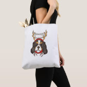Cavalier King Charles Spaniel Dog Weihnachten Tasche (Von Nahem)