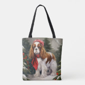 Cavalier King Charles Spaniel Dog Weihnachten Tasche (Rückseite)