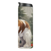 Cavalier King Charles Spaniel Dog Weihnachten Thermosbecher (Nach rechts gedreht)