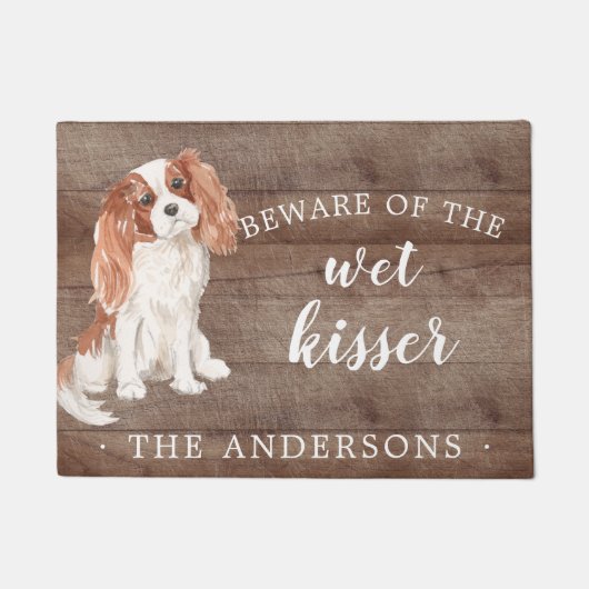 Cavalier King Charles Spaniel Door Mat Fußmatte (Vorderseite)