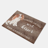 Cavalier King Charles Spaniel Door Mat Fußmatte (Schrägansicht)