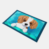 Cavalier King Charles Spaniel Doormat Fußmatte (Schrägansicht)