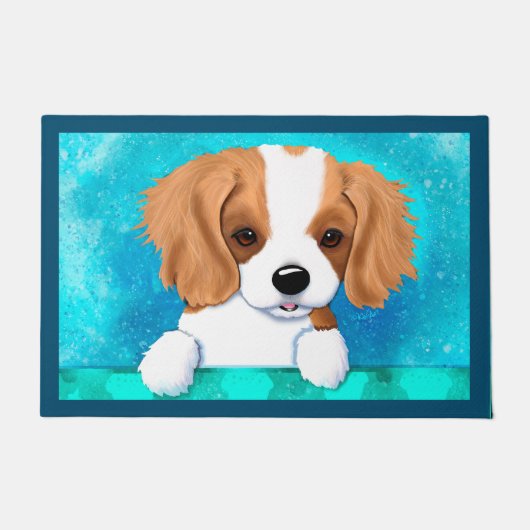 Cavalier King Charles Spaniel Doormat Fußmatte (Vorderseite)