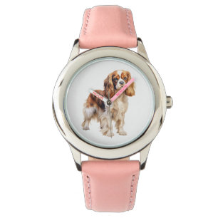 Cavalier King Charles Spaniel drucken Dog Art Prin Armbanduhr