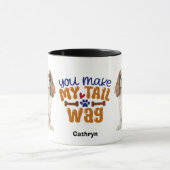 Cavalier King Charles Spaniel Du machst meinen Sch Tasse (Zentrum)