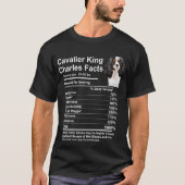 Cavalier King Charles Spaniel Facts Nutel T-Shirt (Vorderseite)