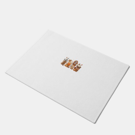 Cavalier King Charles Spaniel Fall Kaffeehaus Hall Fußmatte (Schrägansicht)