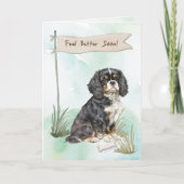 Cavalier King Charles Spaniel Feel Better Operatio Karte (Vorderseite)