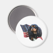 Cavalier King Charles Spaniel Flag - Magnet (Vorderseite/Rückseite)