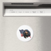 Cavalier King Charles Spaniel Flag - Magnet (In Situ (Geschirrspüler))