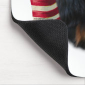 Cavalier King Charles Spaniel Flag Mousepad (Ecke)