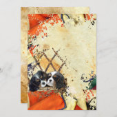 Cavalier King Charles Spaniel Flat Danke Ihrer Kar (Vorne/Hinten)