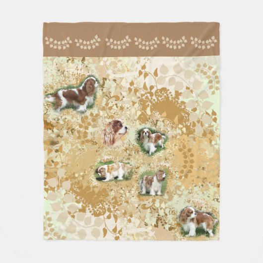 Cavalier King Charles Spaniel Fleece Blanket (Vorderseite)