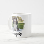 Cavalier King Charles Spaniel Foto Kaffeetasse (Vorderseite Links)