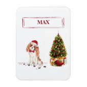 Cavalier King Charles Spaniel Funny Christmas Dog Magnet (Vertikal)