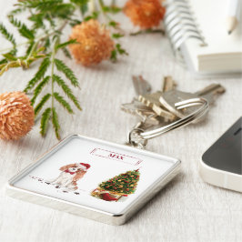 Cavalier King Charles Spaniel Funny Christmas Dog Schlüsselanhänger