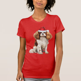 Cavalier King Charles Spaniel Funny Christmas Dog T-Shirt