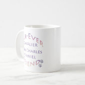 Cavalier King Charles Spaniel Furever Kaffeetasse (Vorderseite Links)
