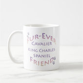 Cavalier King Charles Spaniel Furever Kaffeetasse (Links)