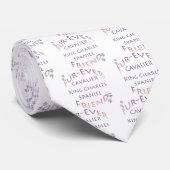 Cavalier King Charles Spaniel Furever Krawatte (Gerollt)