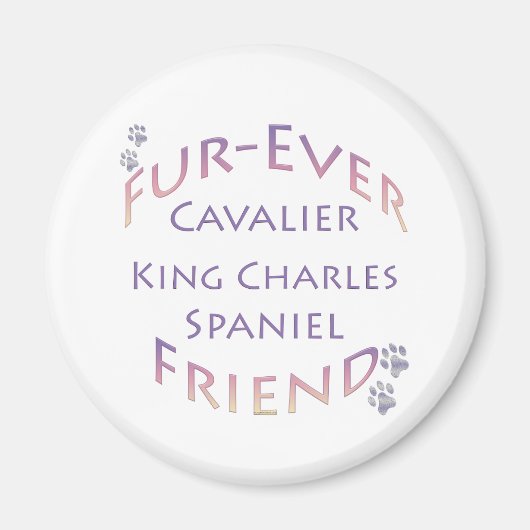 Cavalier King Charles Spaniel Furever Magnet (Vorne)