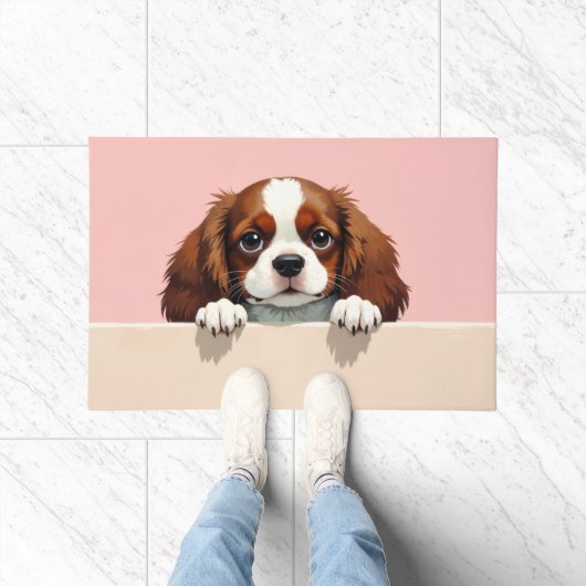 Cavalier King Charles Spaniel Fußmatte Kunst (Indoor)