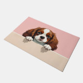 Cavalier King Charles Spaniel Fußmatte Kunst (Schrägansicht)