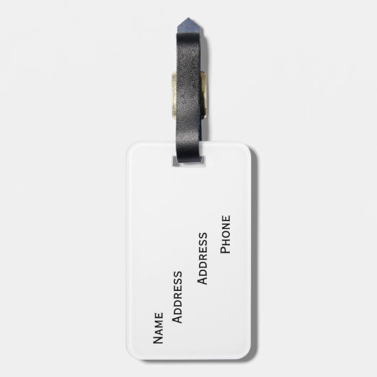 Cavalier King Charles Spaniel Gepäckanhänger (Rückseite vertikal)