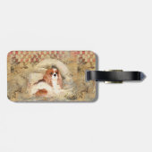Cavalier King Charles Spaniel Gepäckanhänger (Rückseite horizontal)