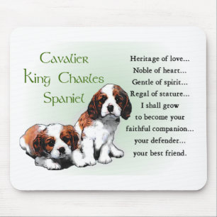 Cavalier King Charles Spaniel Geschenke Mousepad