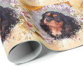 Cavalier King Charles Spaniel Geschenkpapier (Rolleneckpunkt)